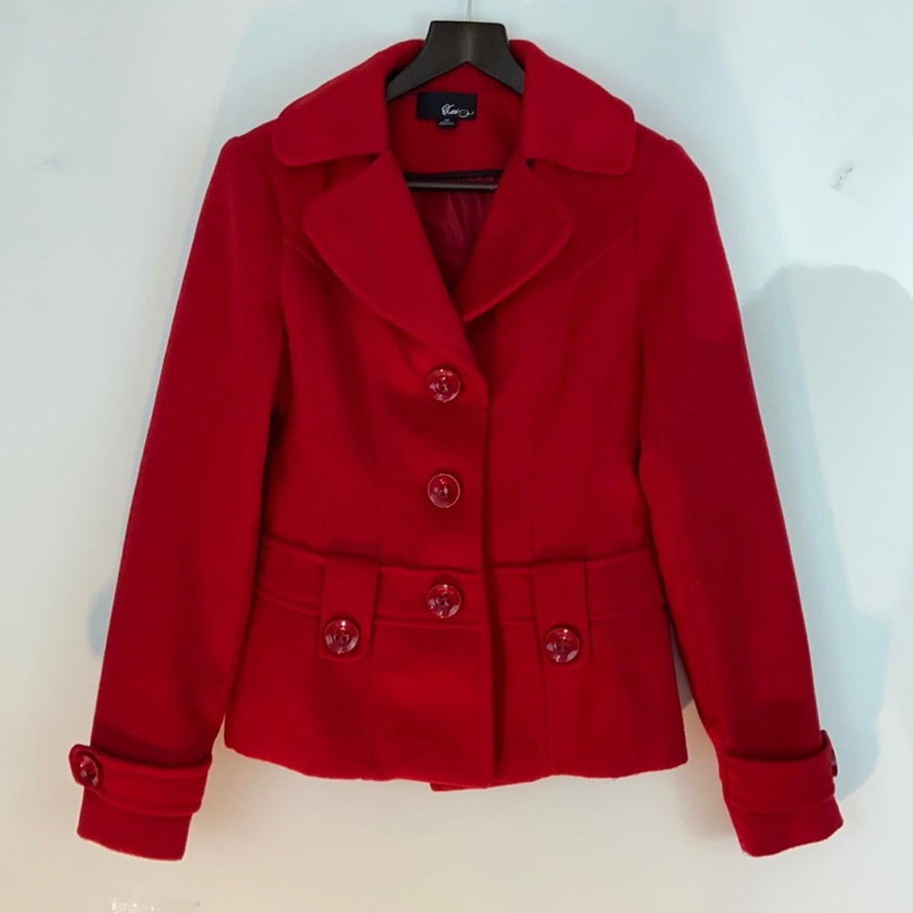 Xai Women’s Red Double breasted coat size S/P